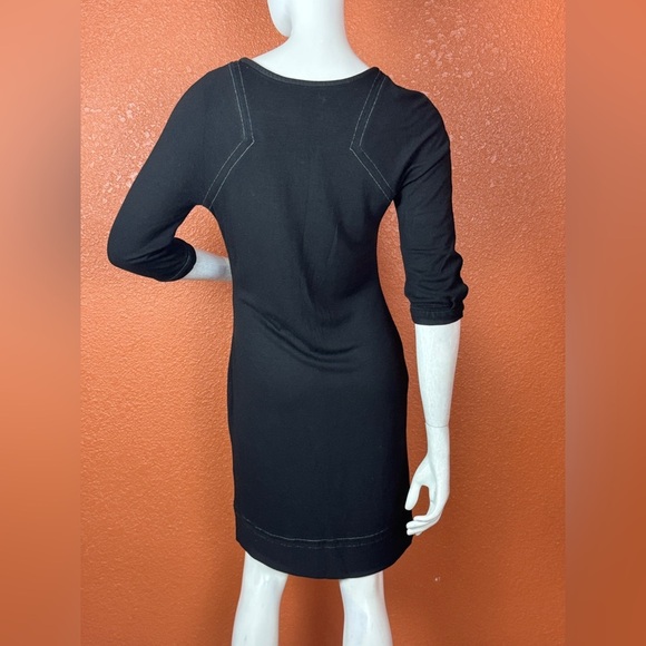 Yigal Azrouel Black Long Sleeve Dress size 4. E3 - Picture 8 of 17